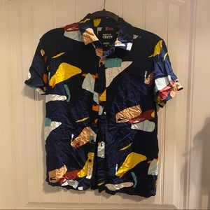 Funky Native Youth button-down